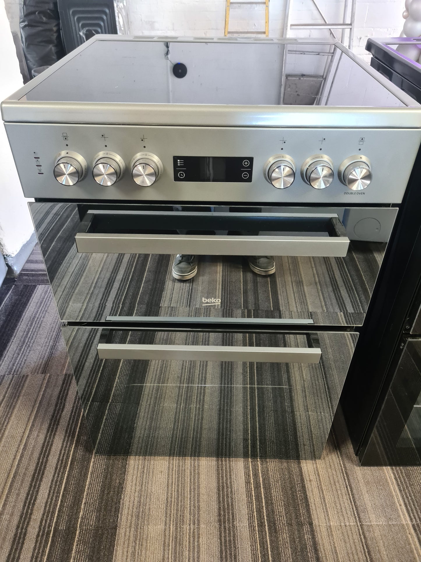 BEKO XDC663SM 60 cm Electric Ceramic Cooker - Silver
