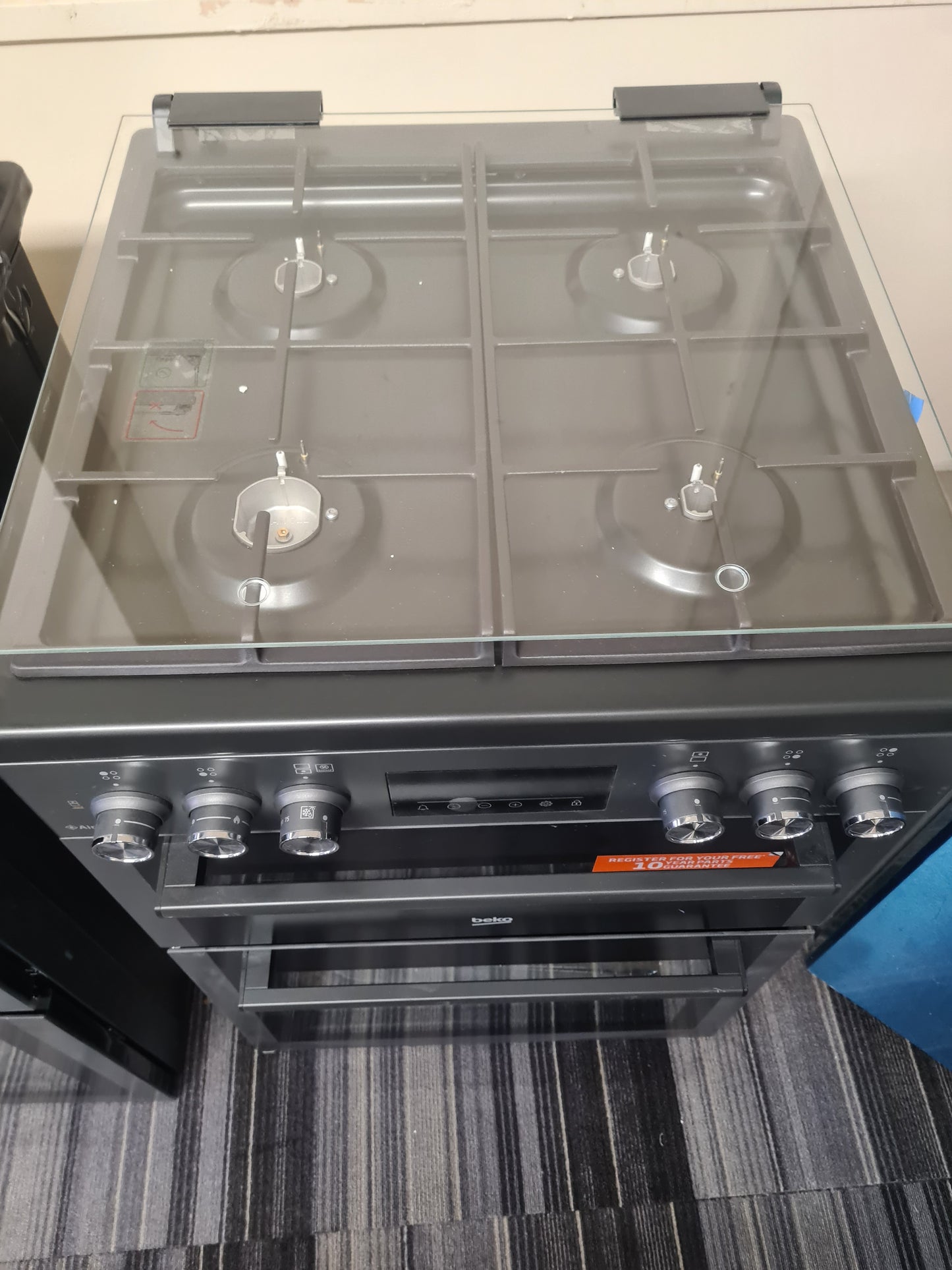 BEKO Pro FDDA6272TCA 60 cm Dual Fuel Cooker - Anthracite
