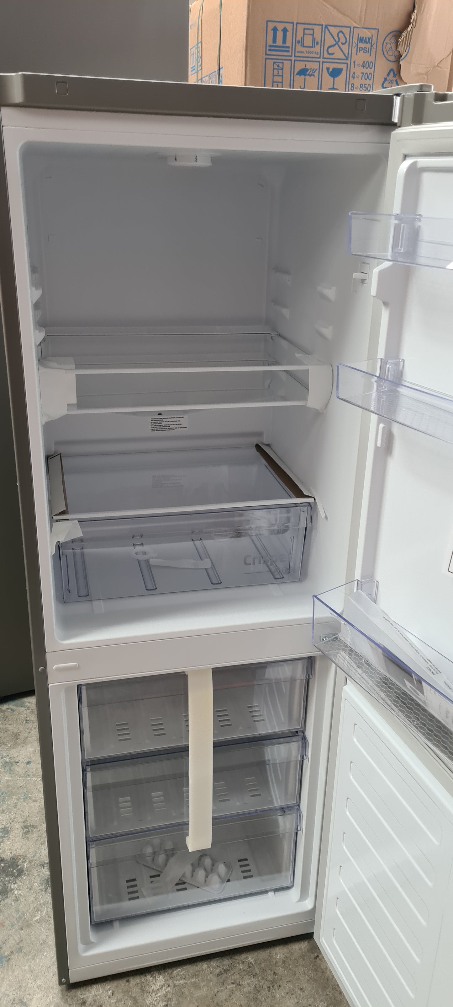 Beko CFG4552S 153cm 50/50 Small Frost Free Fridge Freezer - Silver