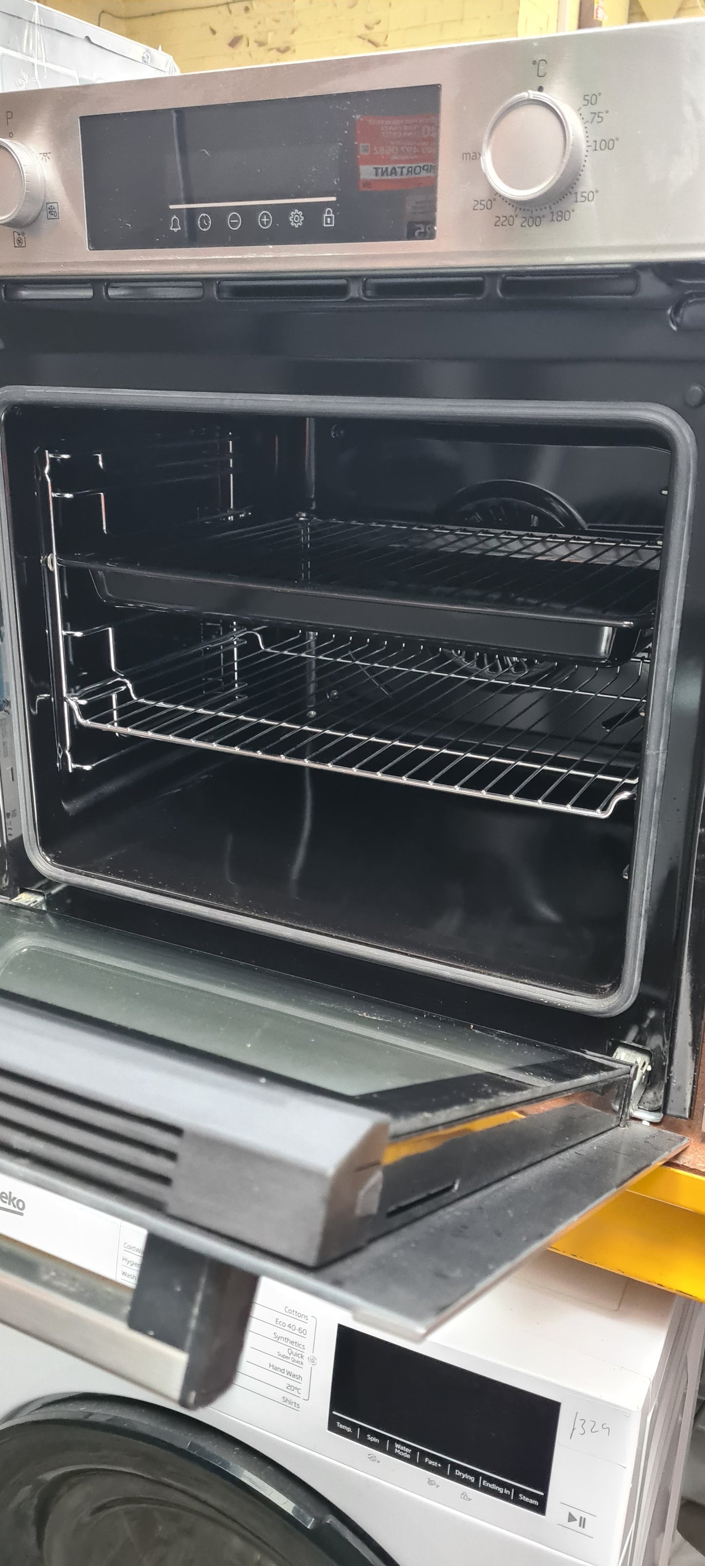 Beko 60cm Electric 72 Litre AeroPerfect Fan Single Oven - Stainless Steel - BBIF16300X