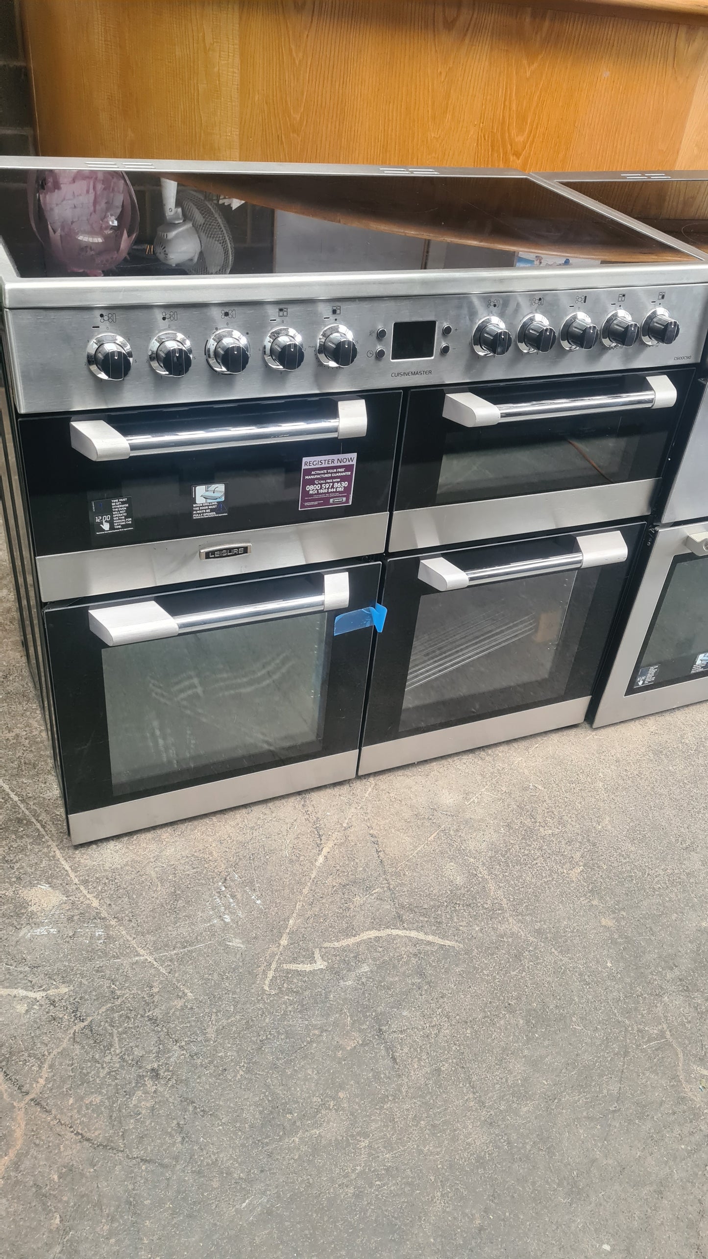 LEISURE Cuisinemaster CS100C510X 100 cm Electric Ceramic Range Cooker - Stainless Steel