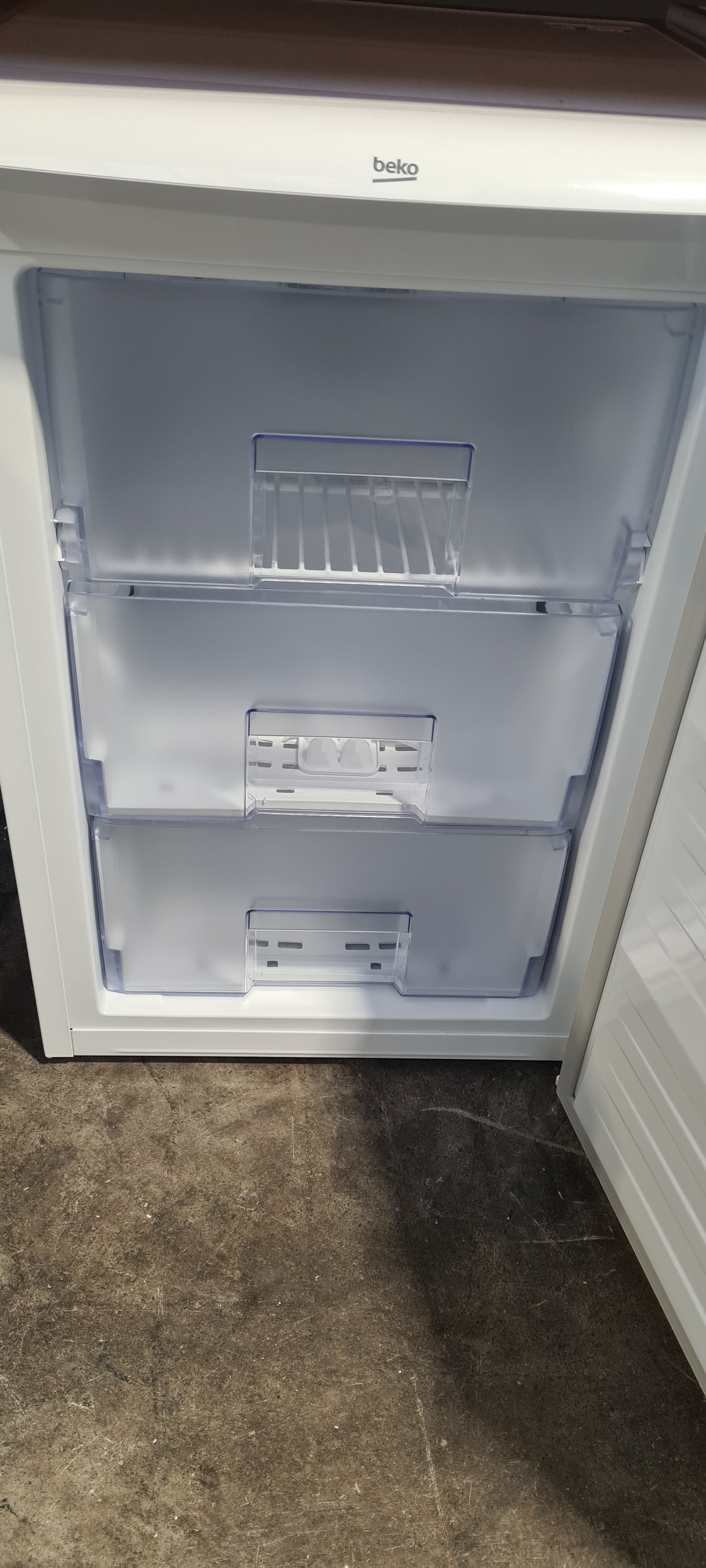 Beko UFF4584W Frost Free Under Counter Freezer - White - E Rated