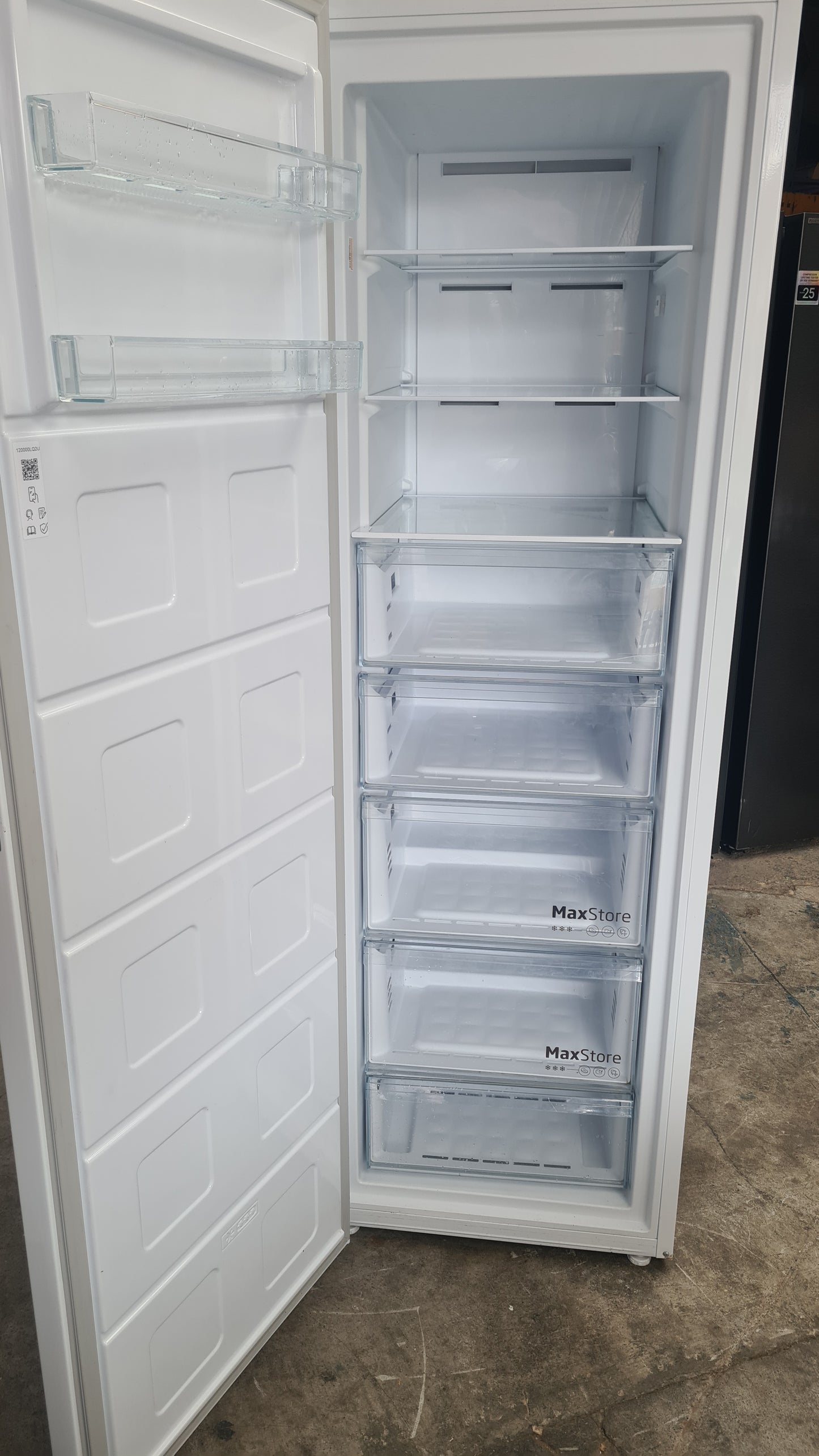 Beko FNP4686W 186cm Frost Free Upright Freezer - White