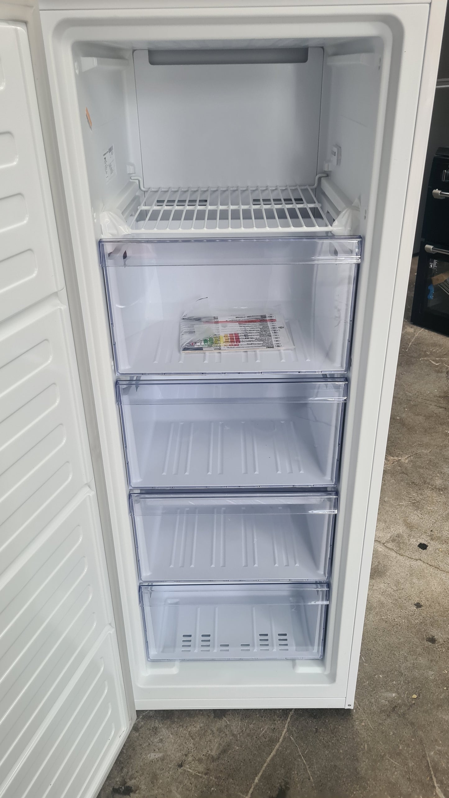 Beko FFG4545W 146cm Small Frost Free Upright Freezer - White