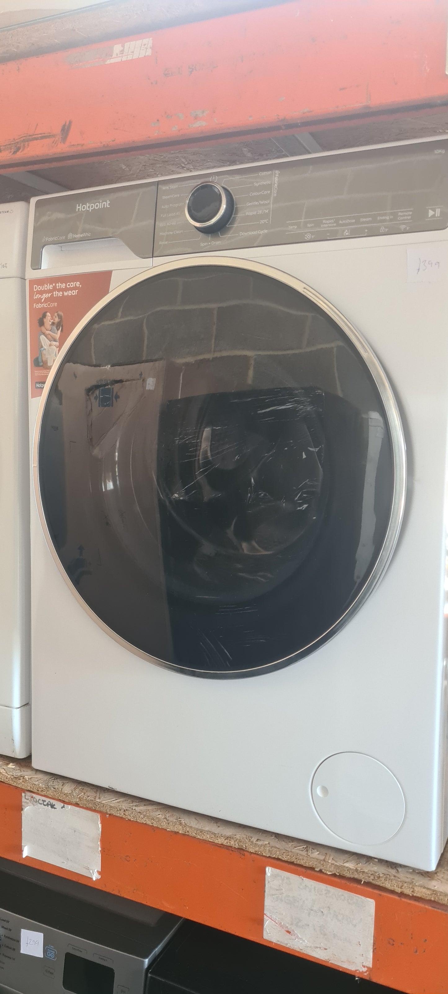 HOTPOINT Fabric Care Pro HP 105A CARE UK WiFi-enabled 10 kg 1400 Spin Washing Machine - White