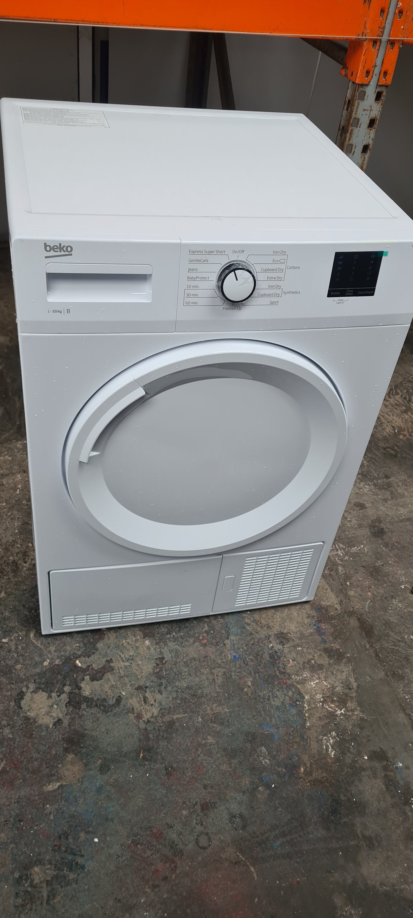 Beko DTBC10001Wq 10Kg Condenser Tumble Dryer - White - B Rated