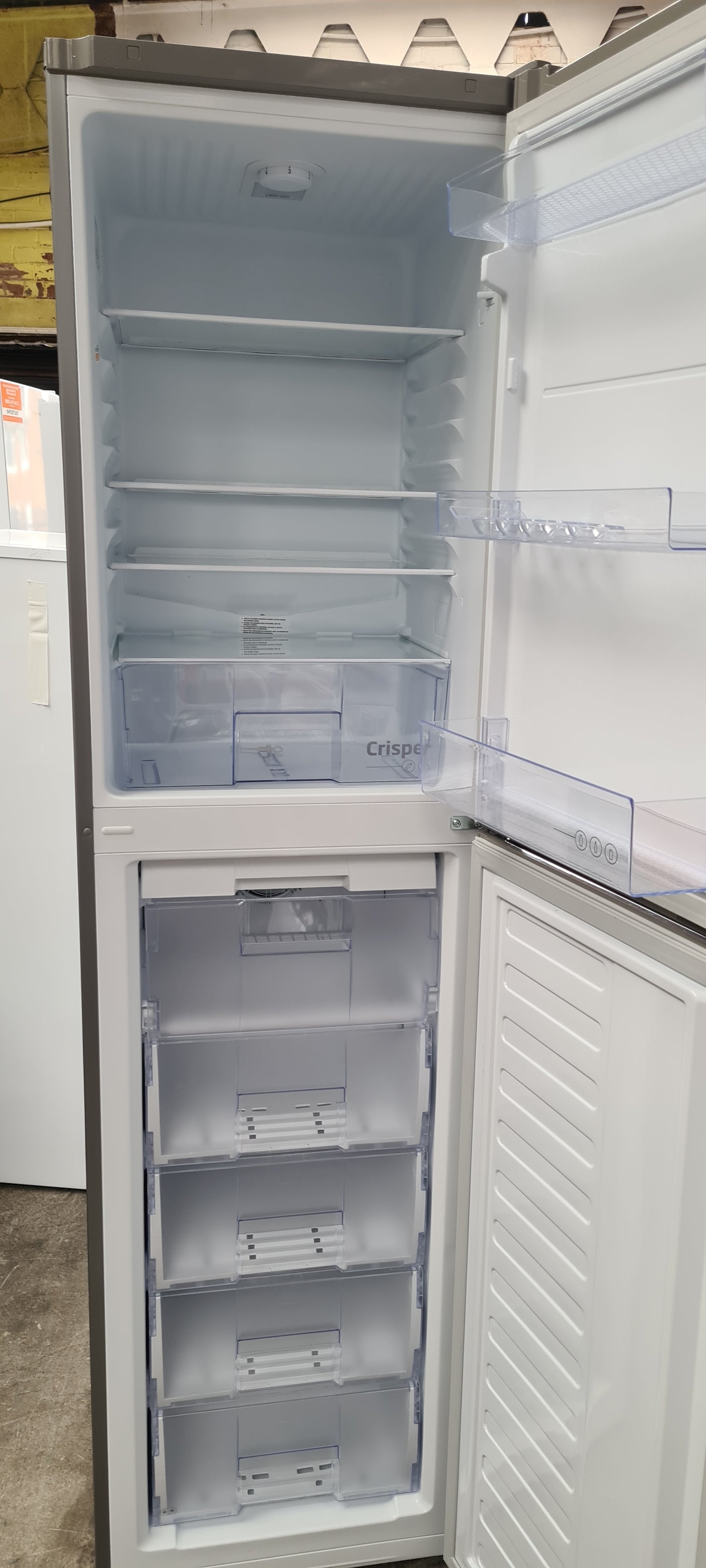 Beko CFG4501S 201cm 40/60 Frost Free Fridge Freezer - Silver