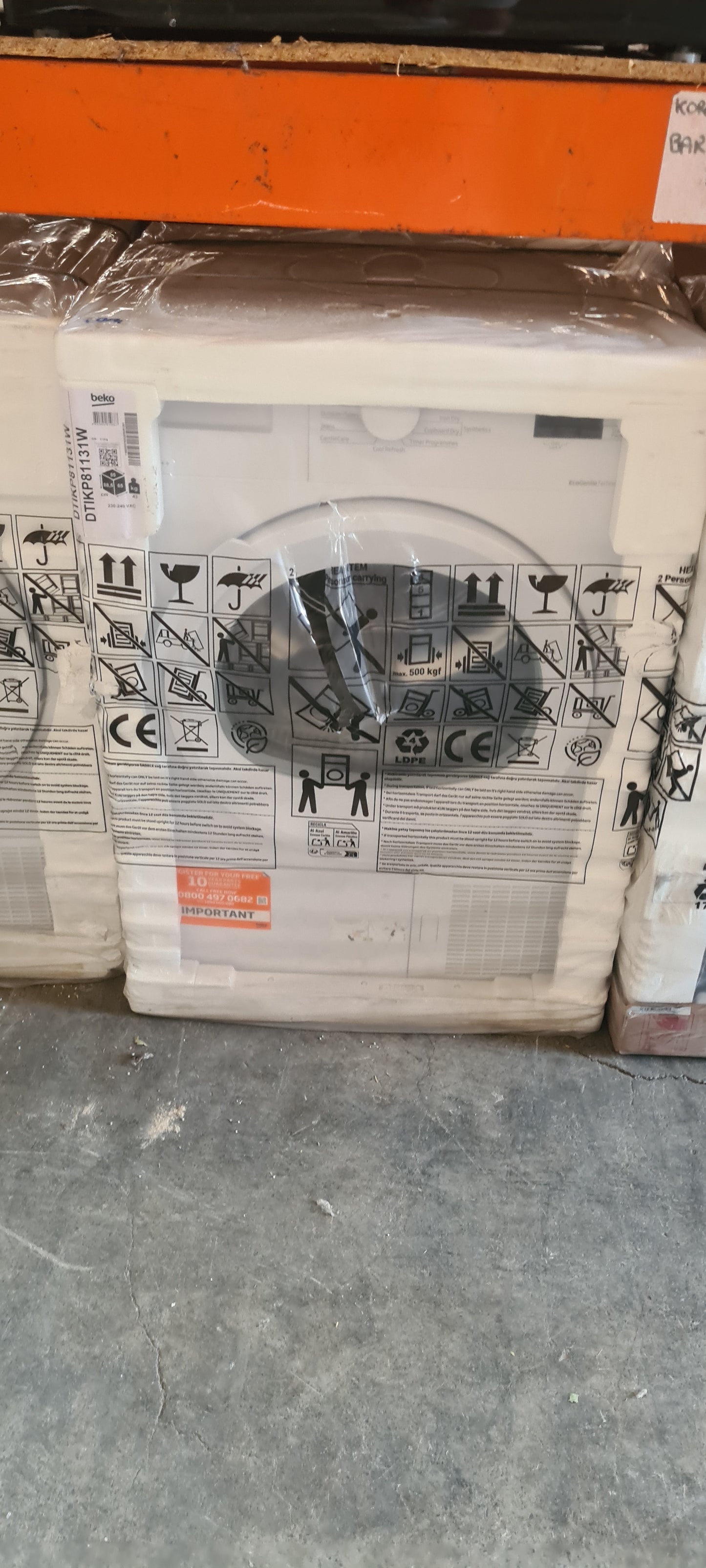BEKO Pro DTIKP81131W 8 kg Heat Pump Tumble Dryer - White
