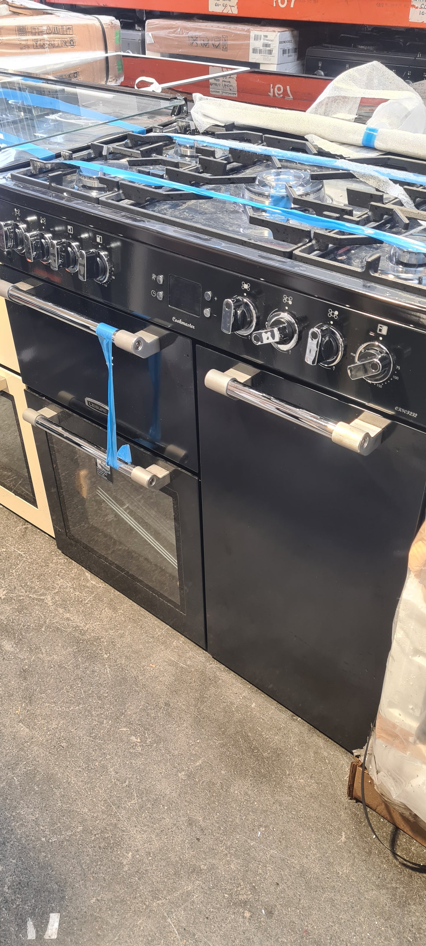 LEISURE
LEISURE Cookmaster CK90F232K 90 cm Dual Fuel Range Cooker - Black