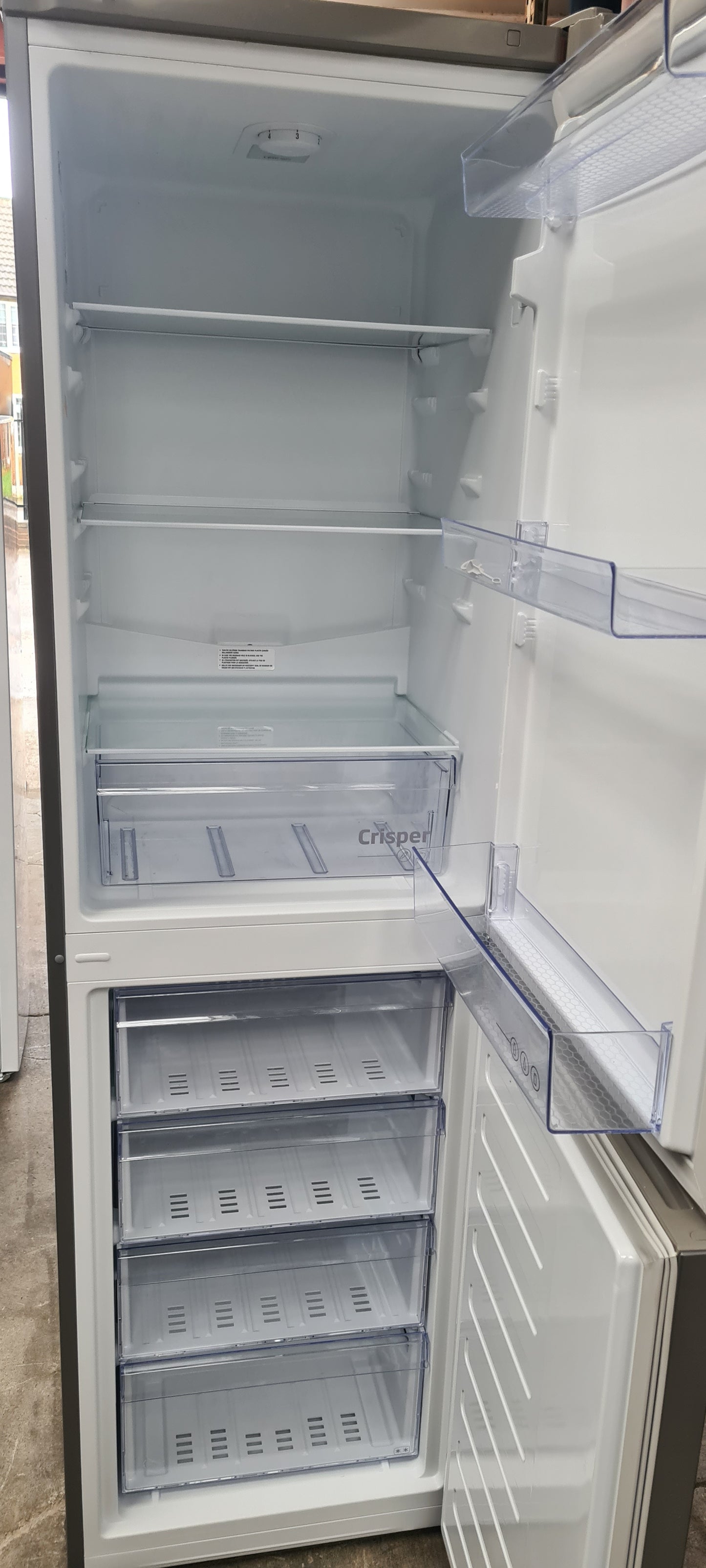 Beko CFG4582S 182cm 50/50 Frost Free Fridge Freezer - Silver