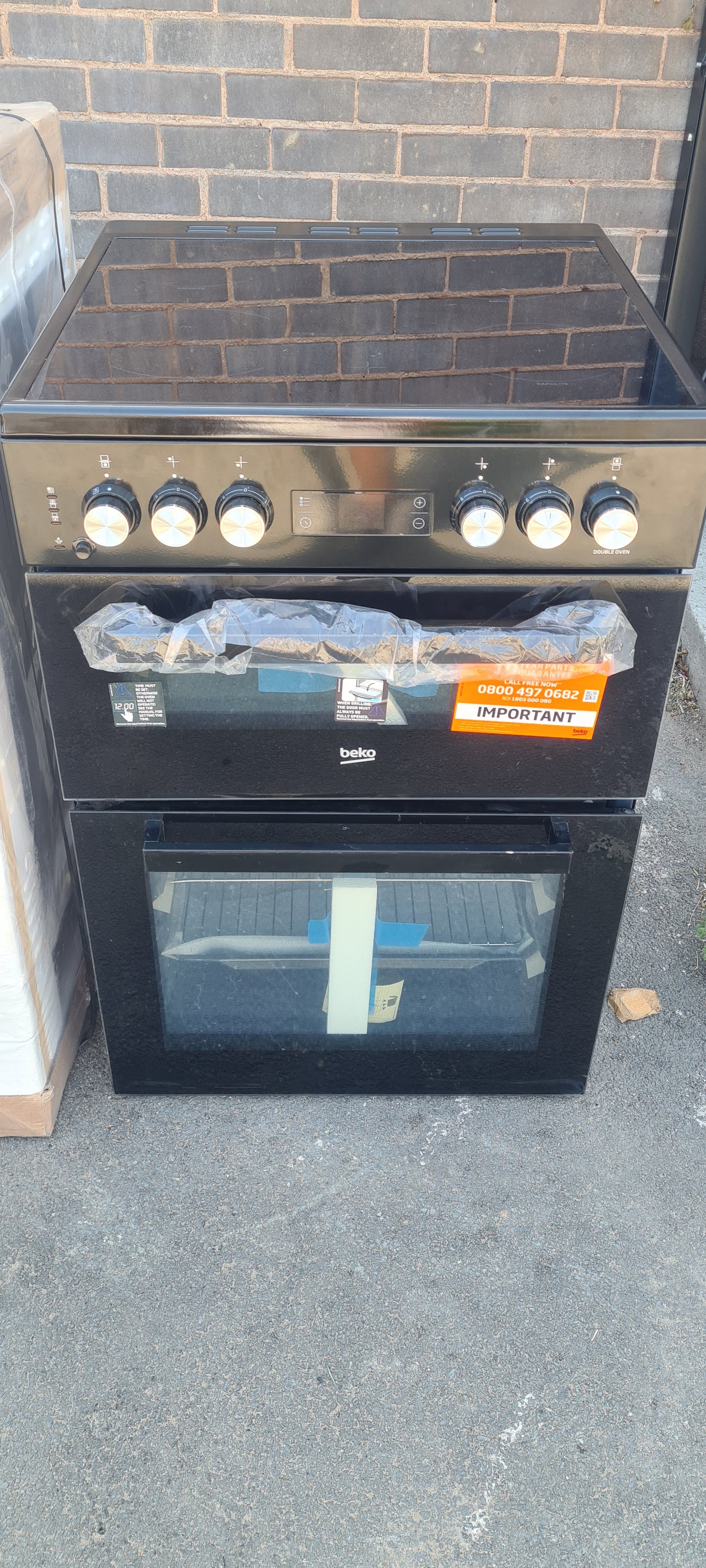 BEKO Pro KDCS663K 60 cm Electric Ceramic Cooker - Black