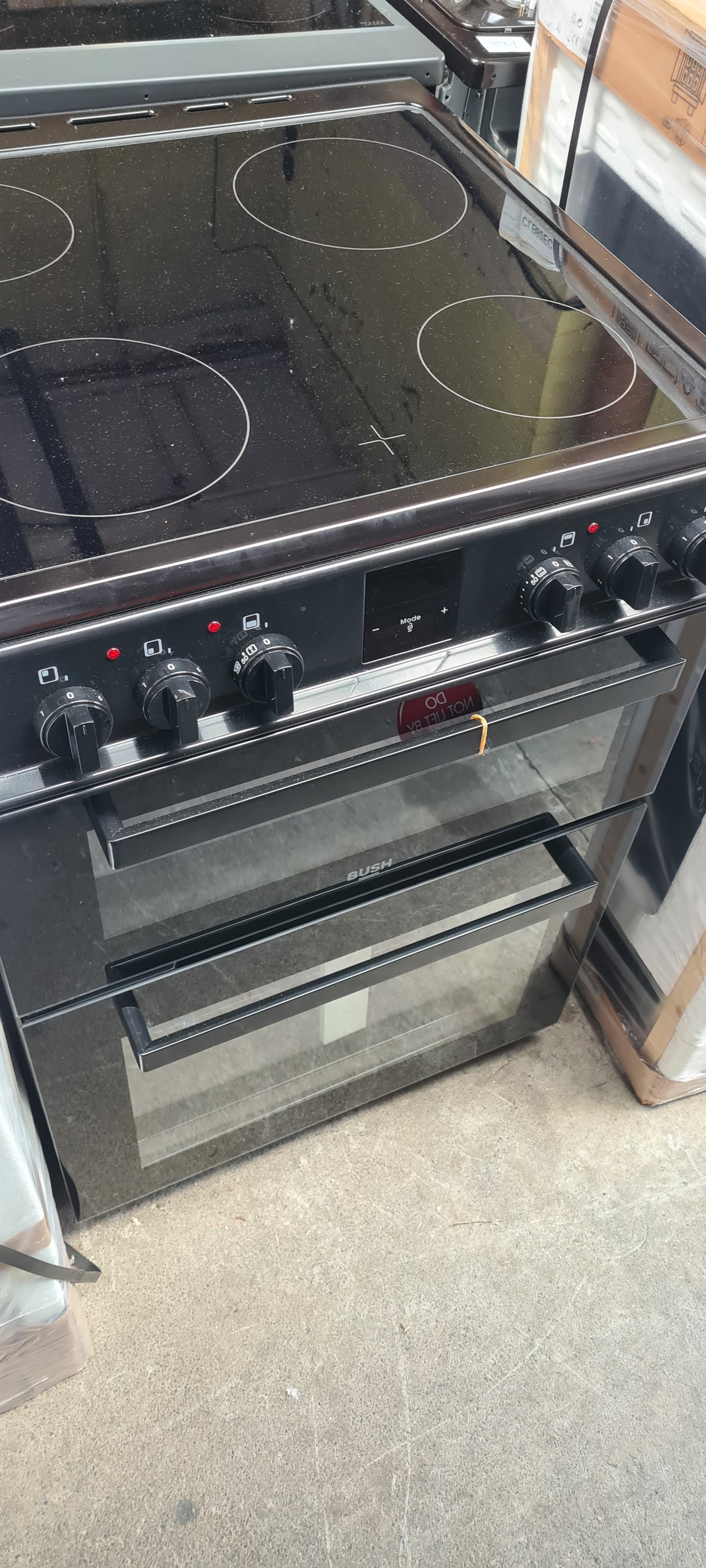 Bush 60cm electric cooker CTFS60DBLECB