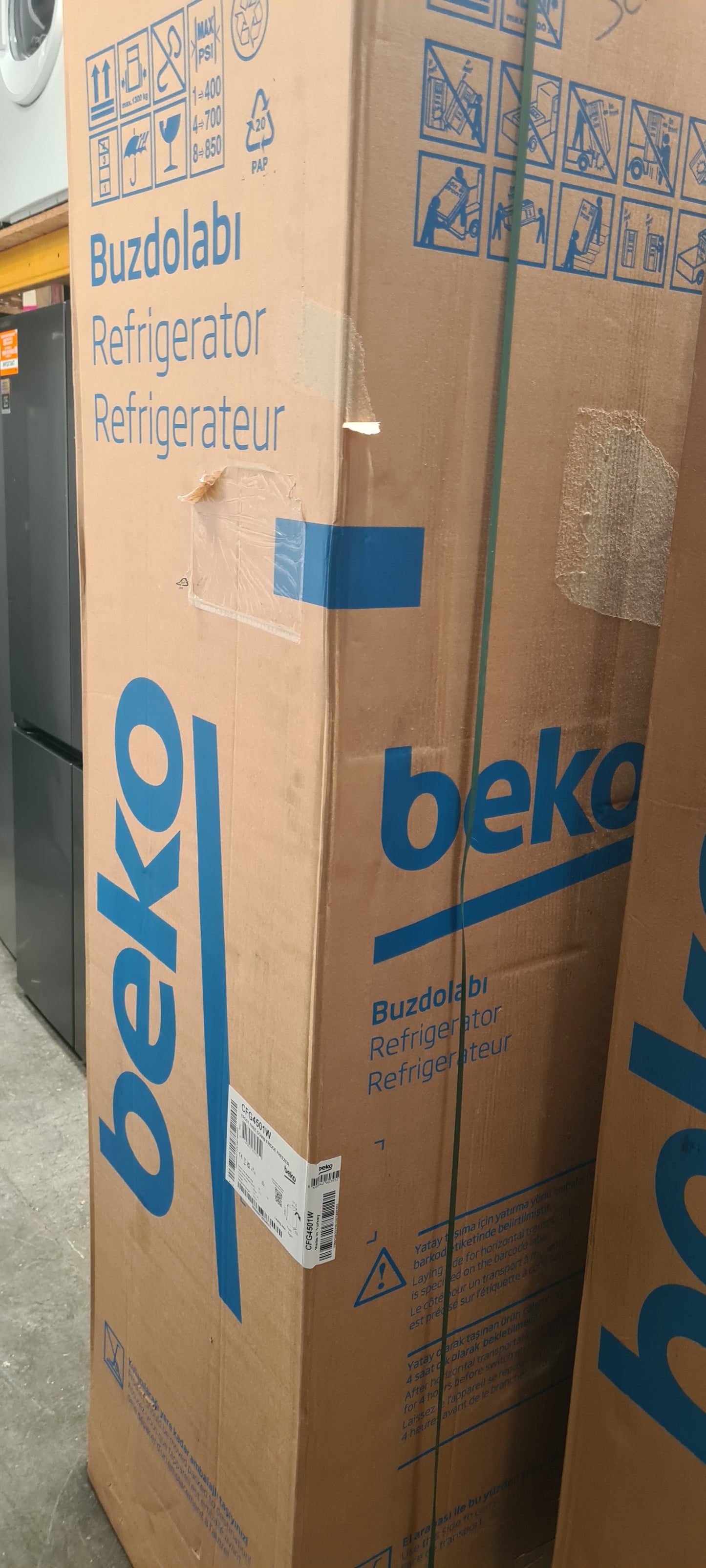 BEKO Pro CFG4501W 40/60 Fridge Freezer - White