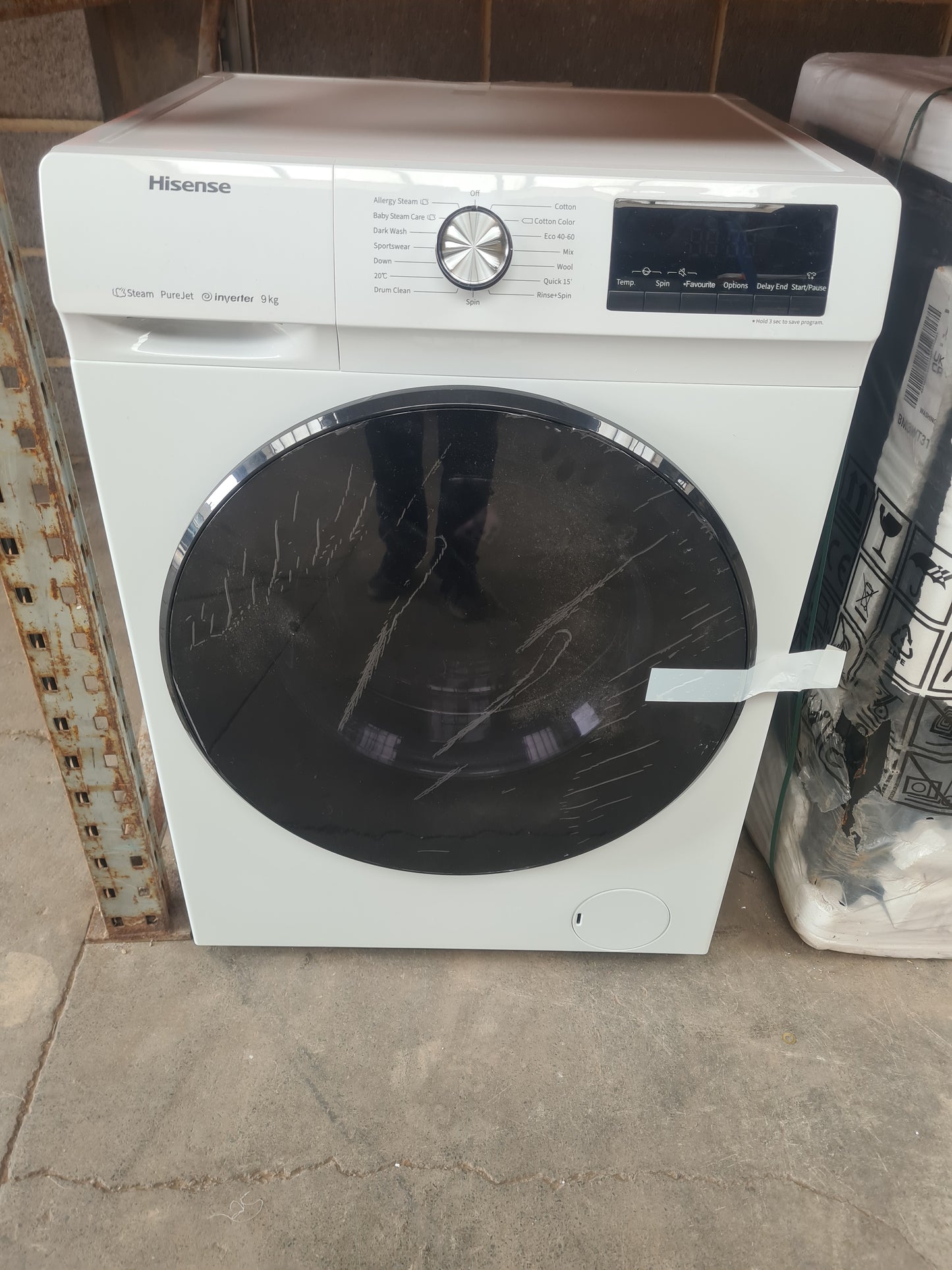 Hisense 3 Series WFQA9014EVJM 9kg Washing Machine with 1400 rpm - White - A Rated