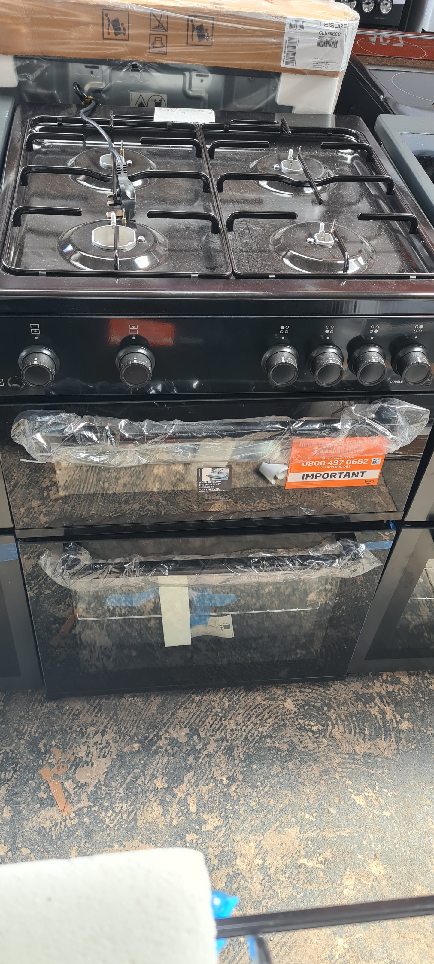 BEKO Pro FDG6201K 60 cm Gas Cooker - Black