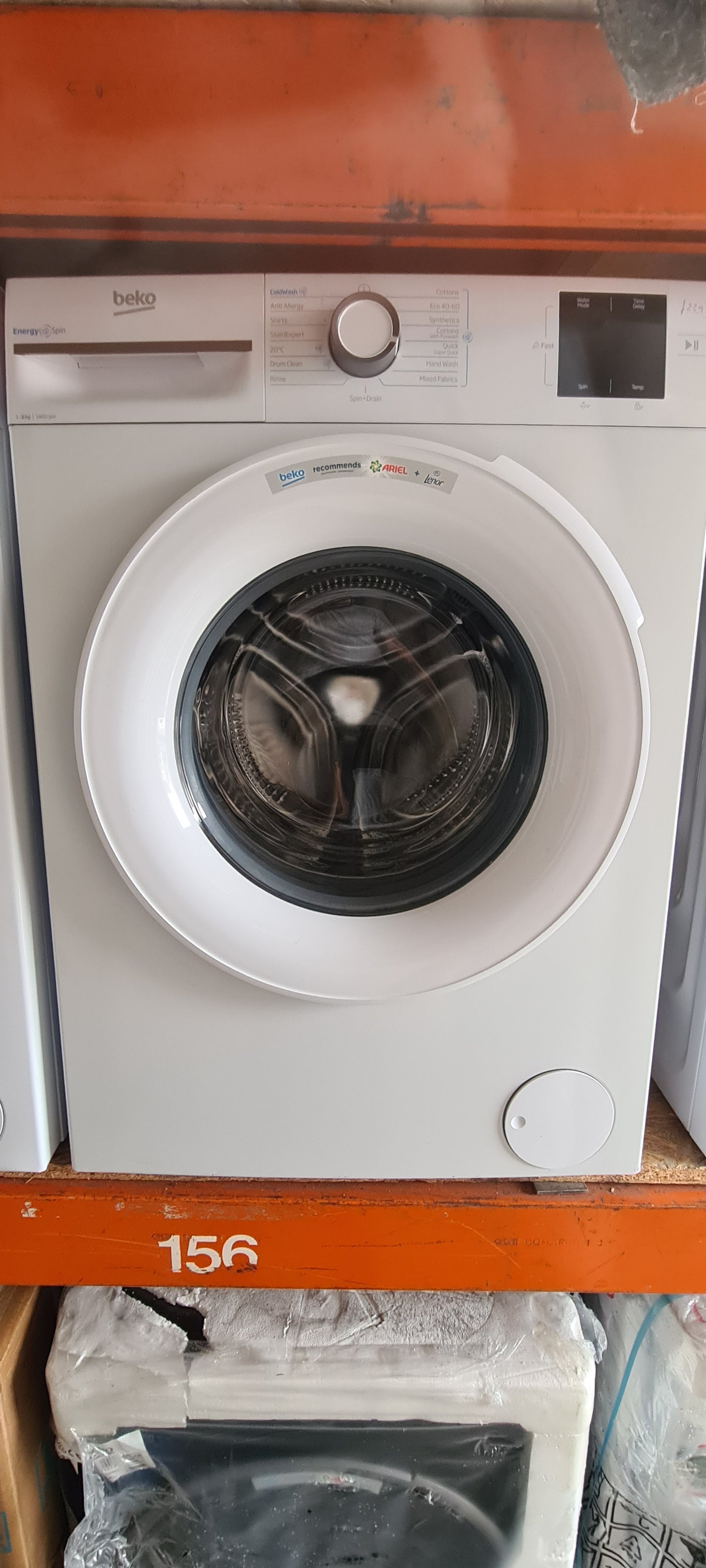 BEKO EnergySpin BM3WT3841W 8 kg 1400 Spin Washing Machine - White