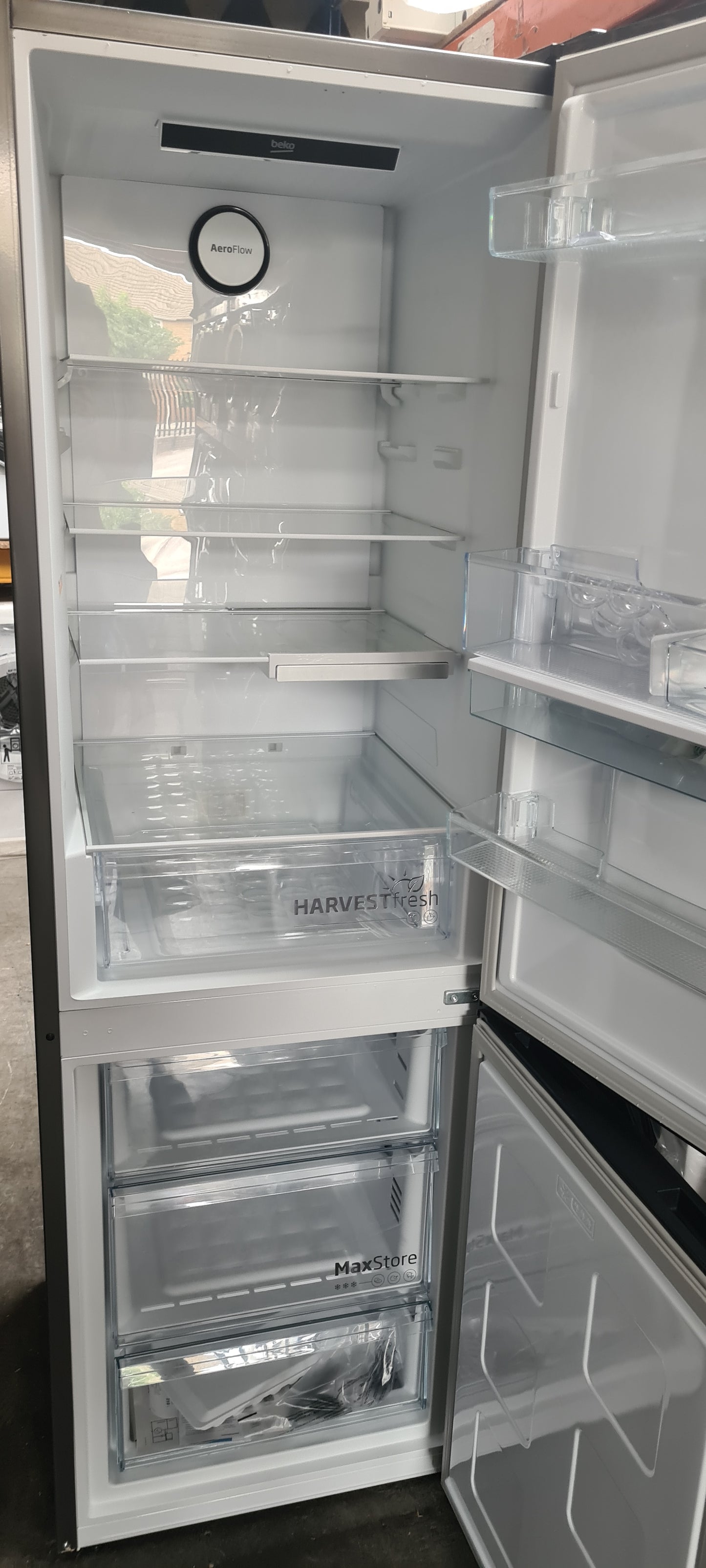 BEKO Pro CNG4686DVG 60/40 Fridge Freezer - Graphite