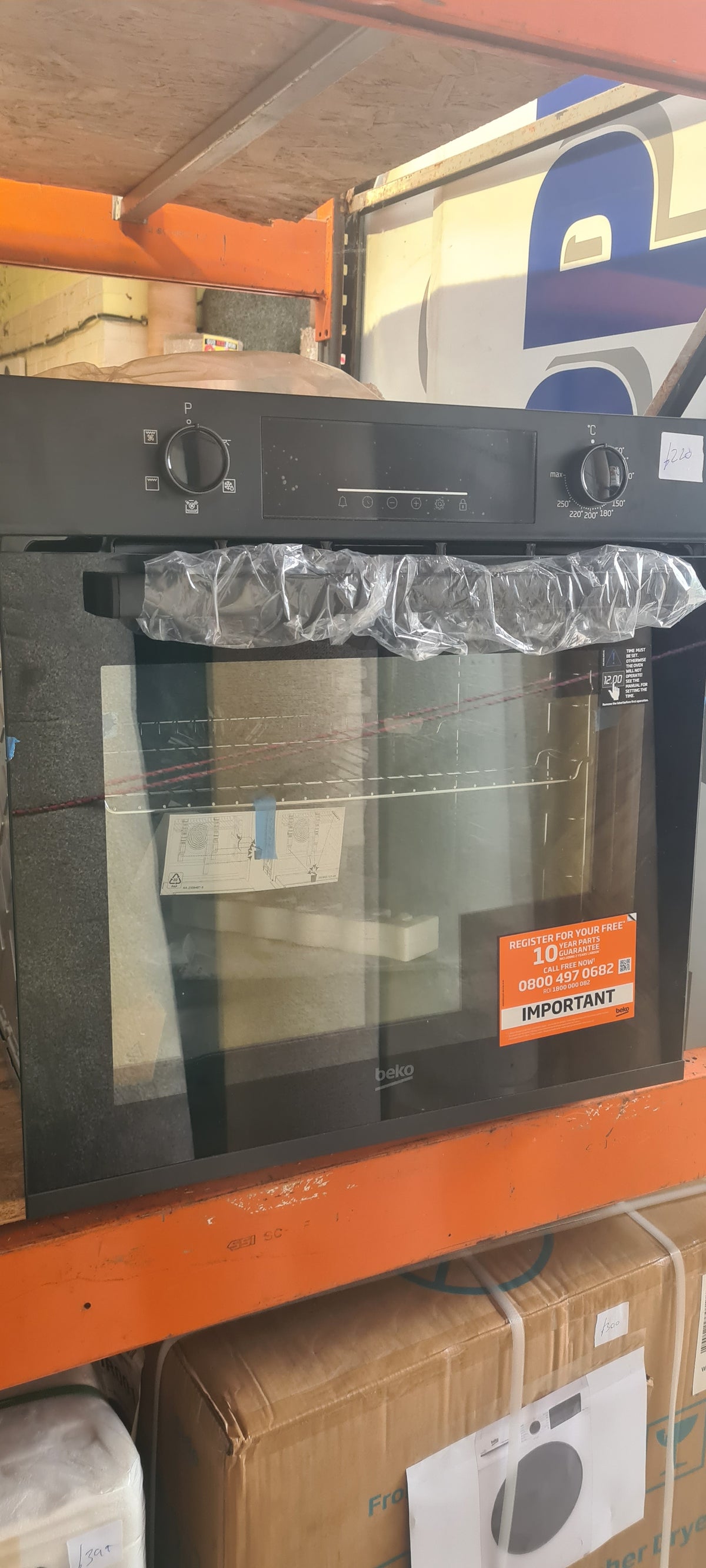 BEKO Pro AeroPerfect AirFry BBIFA12300AC Electric Oven – Anthracite