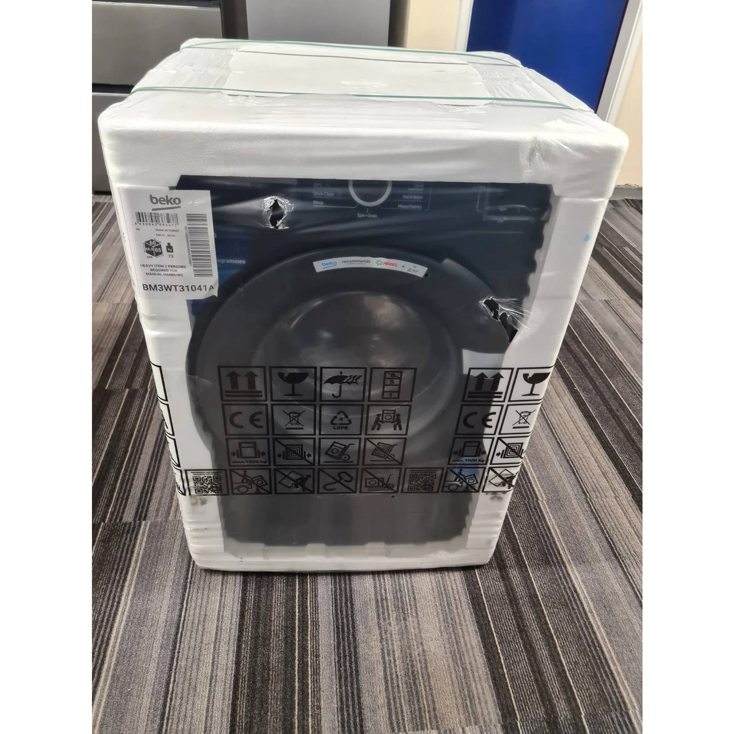 BEKO Energy Spin BM3WT31041A 10kg 1400 Spin Washing Machine - Anthracite