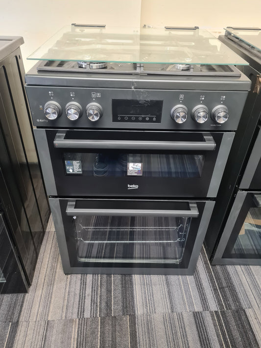 BEKO Pro FDDA6272TCA 60 cm Dual Fuel Cooker - Anthracite