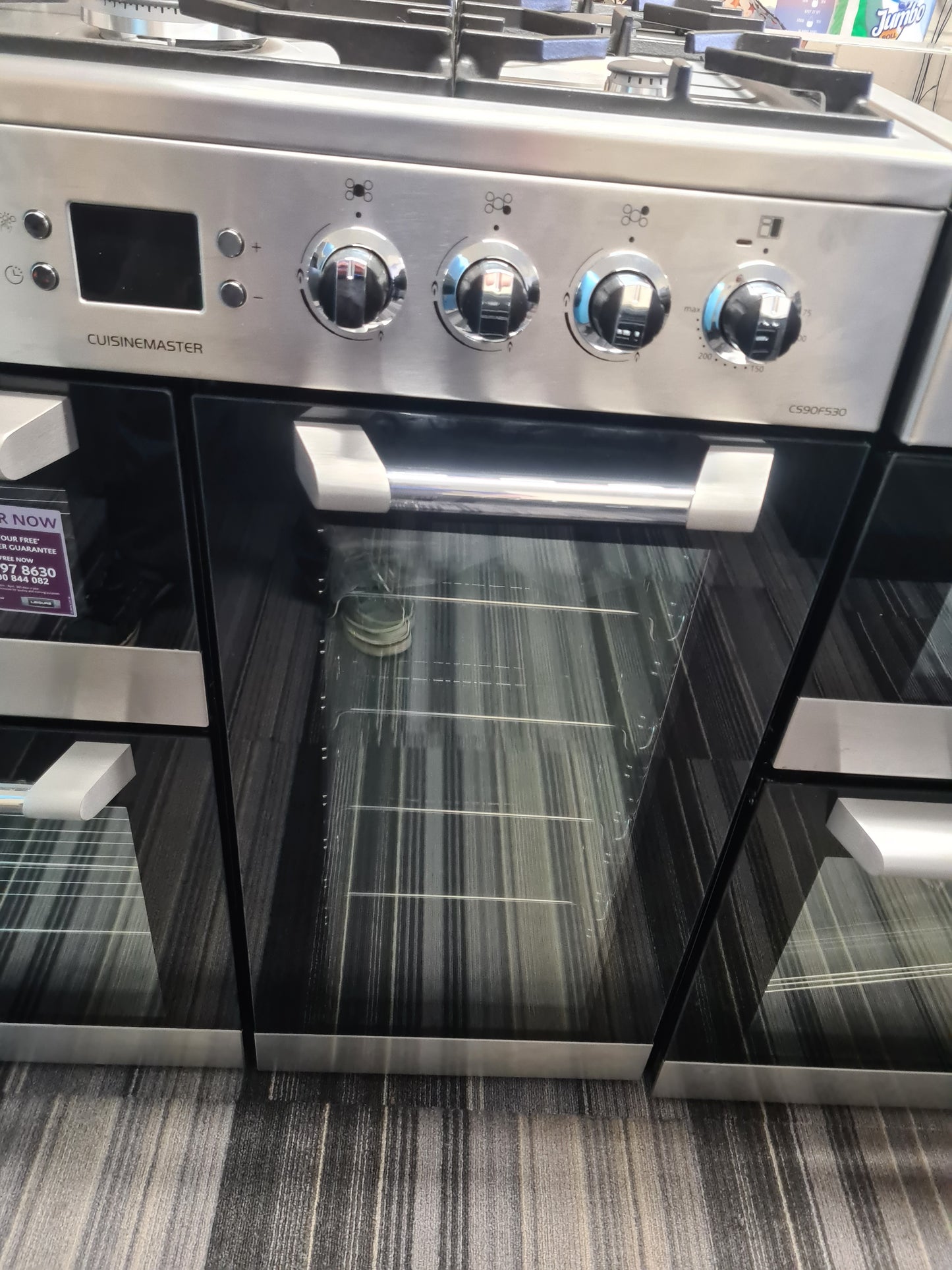 Leisure Cuisinemaster CS90F530X 90cm Dual Fuel Range Cooker - Stainless Steel - A/A/A Rated