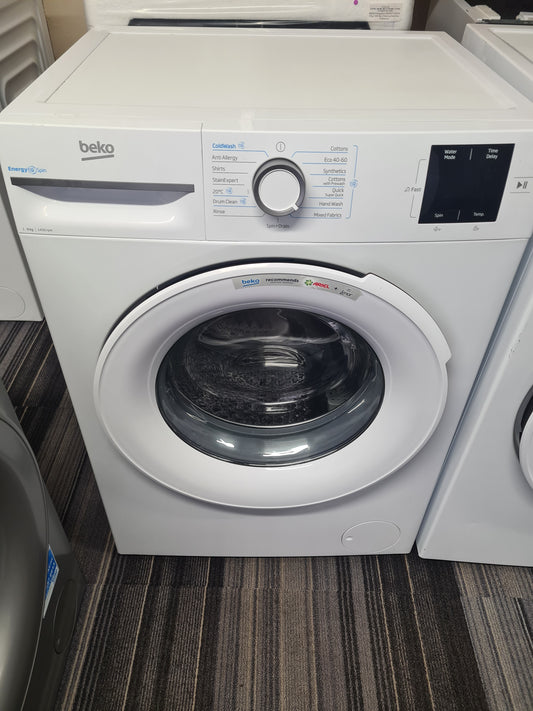 BEKO EnergySpin BM3WT3941W 9 kg 1400 Spin Washing Machine - White