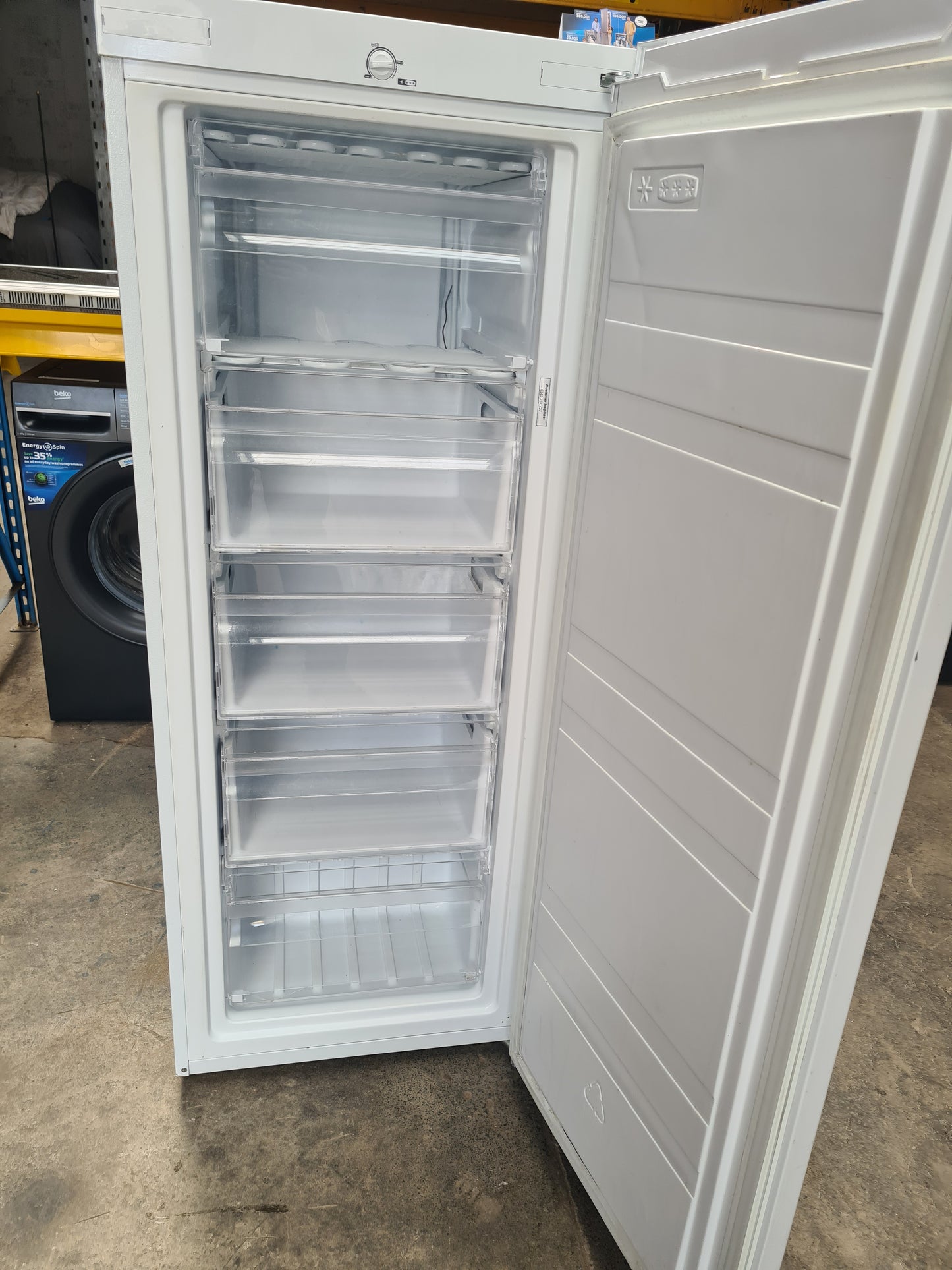 BUSH M55143TFW TALL FREEZER RECONDITIONED