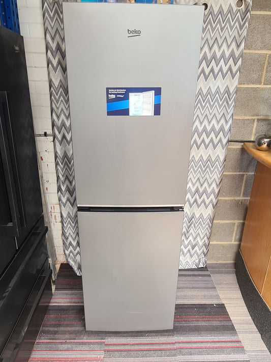 Beko CNG4692S 192cm High 50/50 Frost Free Fridge Freezer - Silver