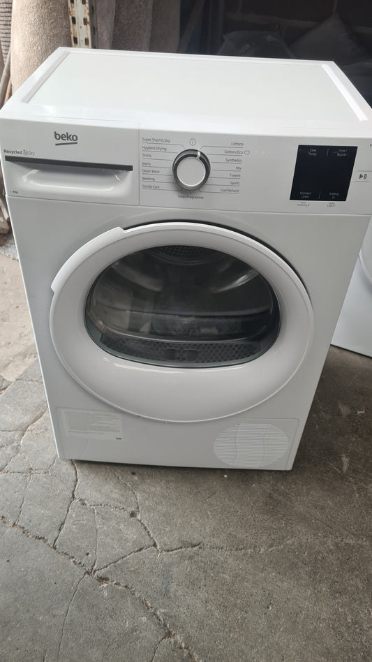 Beko BMN3T3823W 8kg Heat Pump Tumble Dryer - White EX-DISPLAY