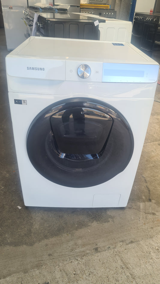 Samsung WW90T854DBH Series 8 9kg 1400 Spin Washing Machine in White A Rated AddWash & Ecobubble Technology Reconditioned