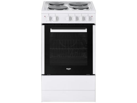New WHITE Bush BESAW50W 50cm Electric Single Cooker