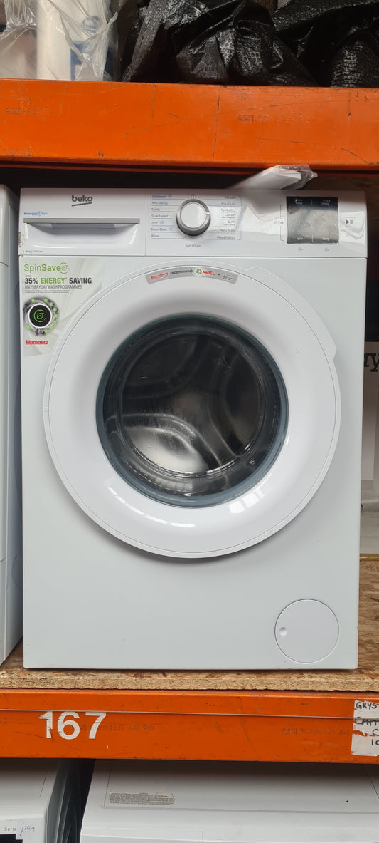 BEKO EnergySpin BM3WT3841W 8 kg 1400 Spin Washing Machine - White