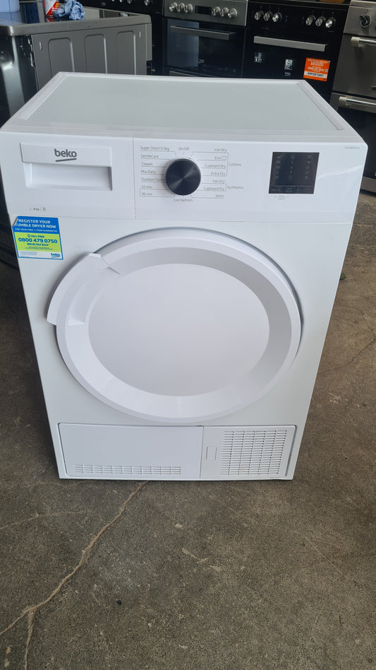 BEKO DTKCE80021W 8 kg Condenser Tumble Dryer - White RECONDITIONED