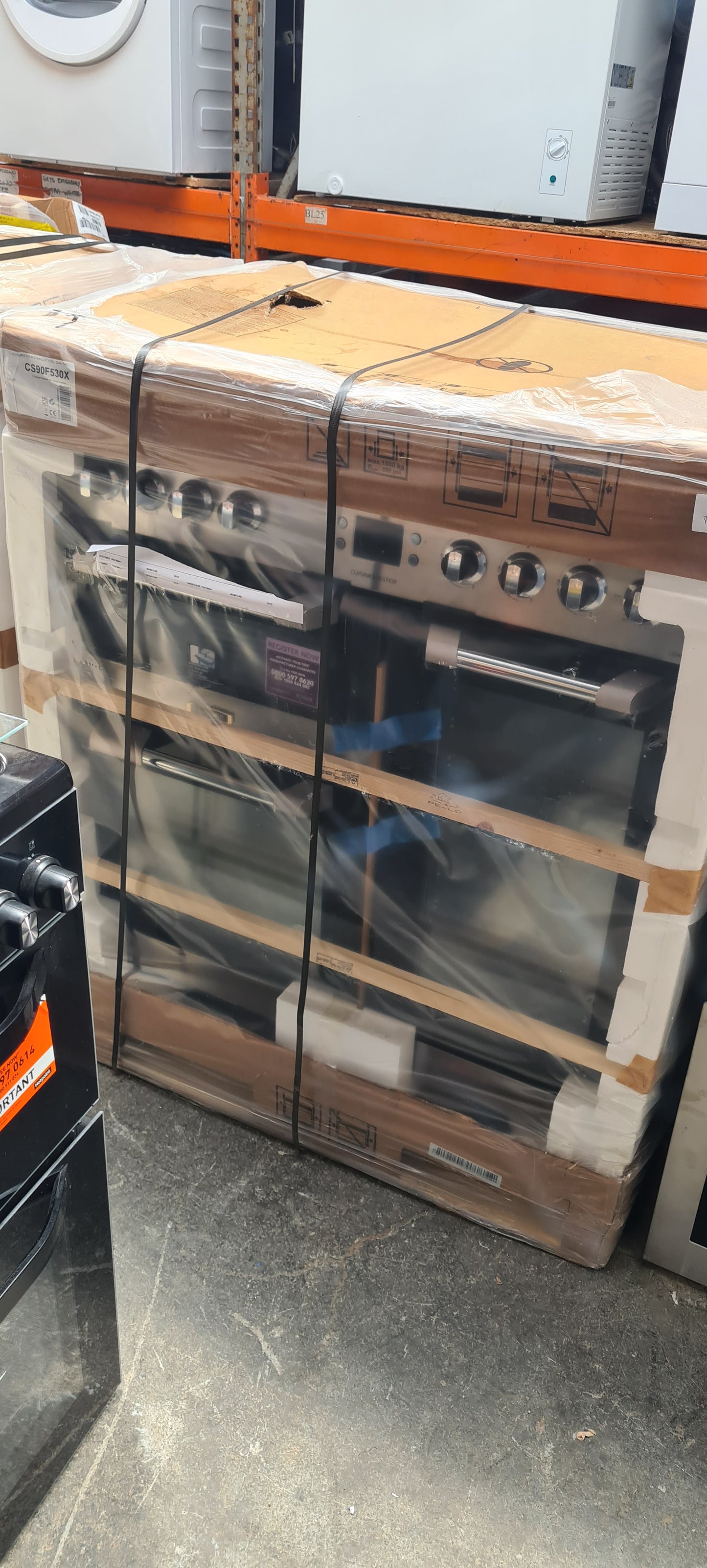 Leisure CS90F530X Cuisinemaster
90cm Dual Fuel Range Cooker, Stainless Steel, A Rated