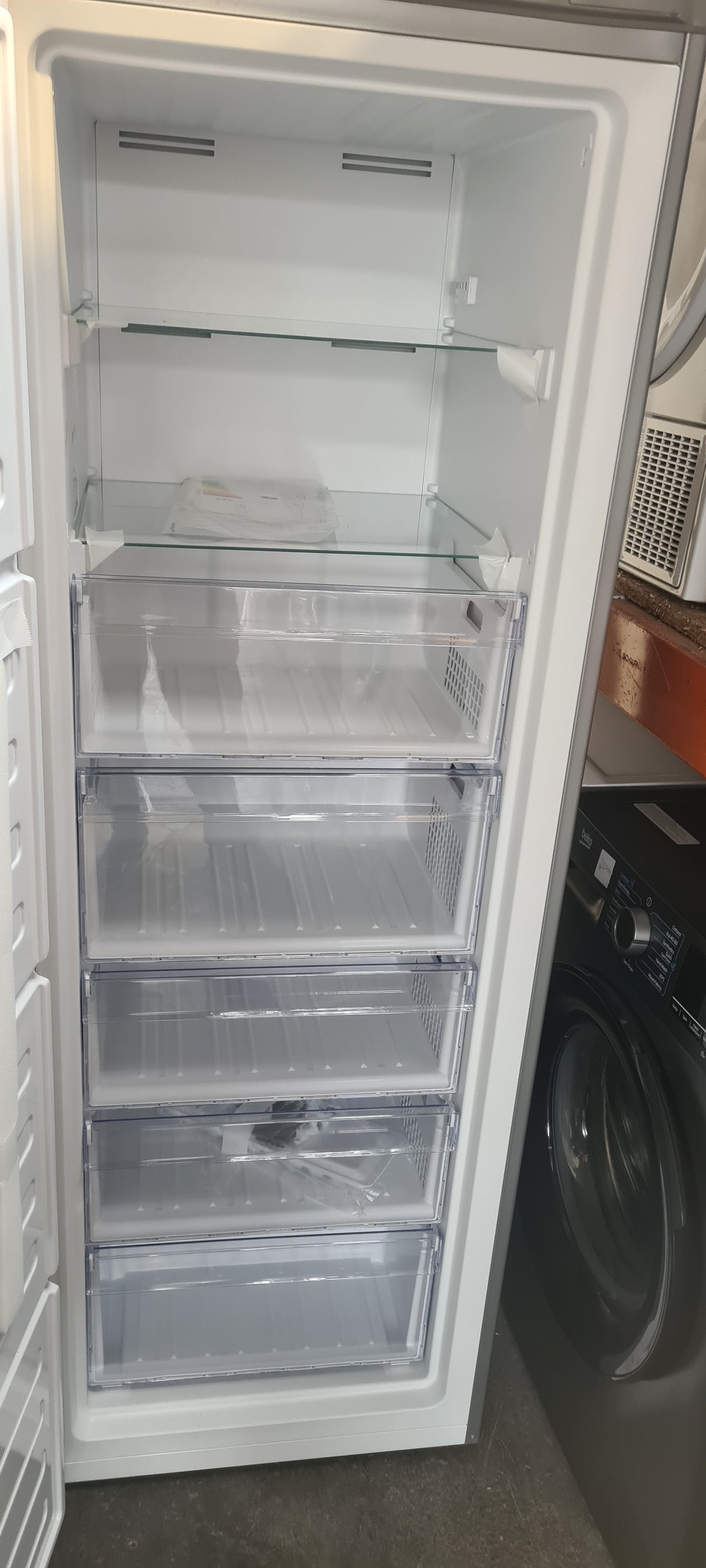 BEKO Pro FFP4671PS Tall Freezer - Stainless Steel