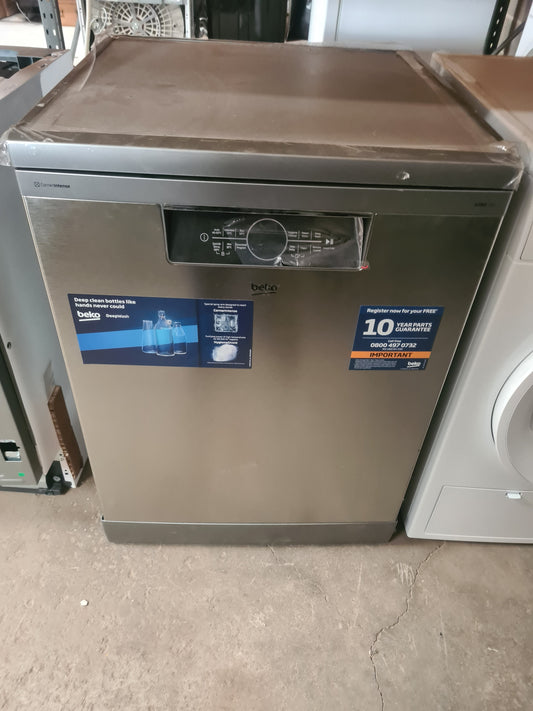 Beko CornerIntense™ BDFN36650CX Full Size Dishwasher - Stainless Steel
