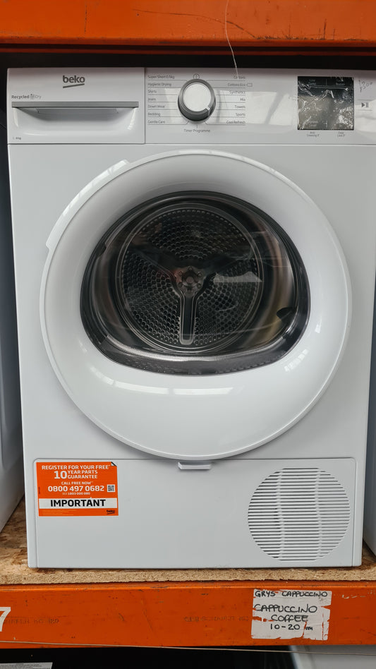 Beko BMN3T3823W 8kg Heat Pump Tumble Dryer - White