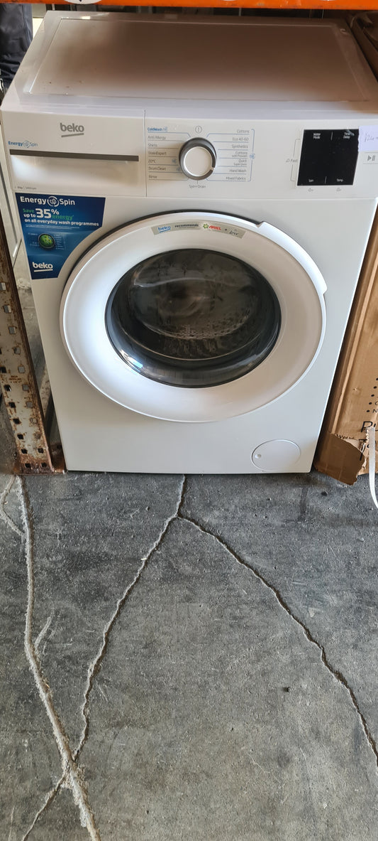 BEKO EnergySpin BM3WT3841W 8 kg 1400 Spin Washing Machine - White