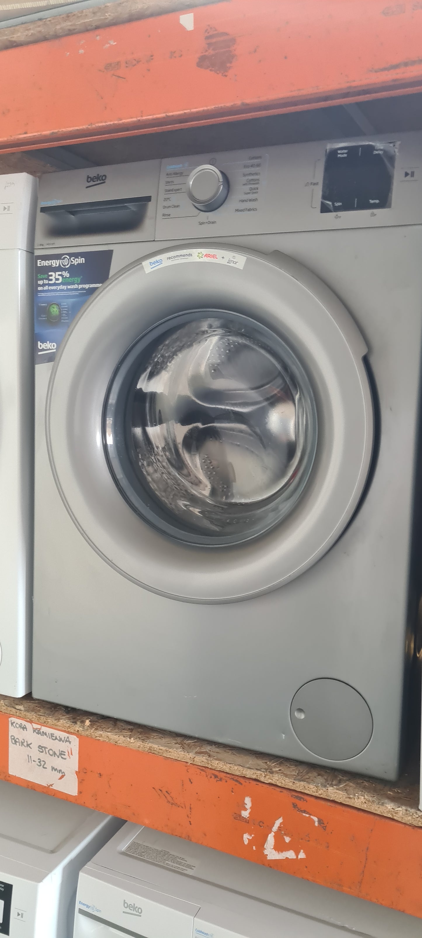 Beko BMN3WT3841S
Washing Machine, 8kg, 1400 Spin, Silver, A Rated