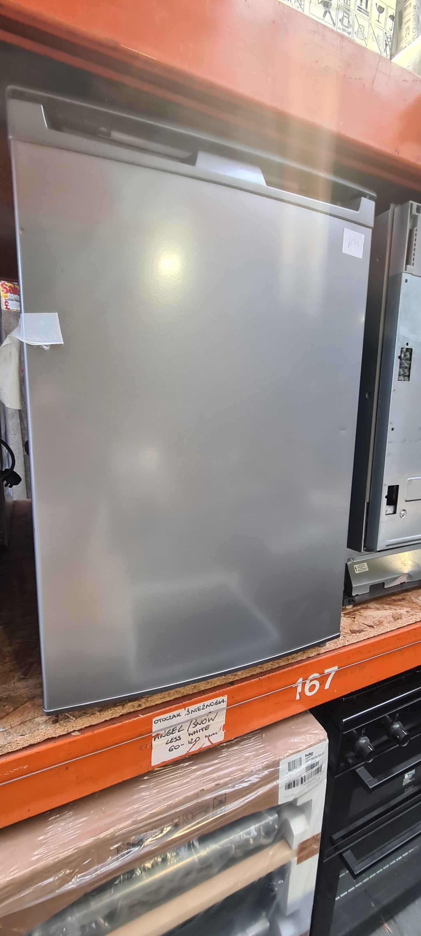 BEKO UL4584S Undercounter Fridge - Silver