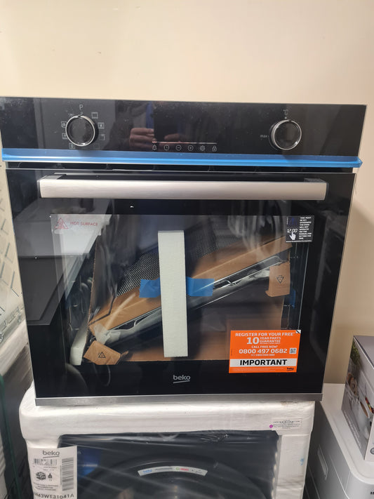Beko b300 BBIMA13301XMP Built In Electric Single Oven with Pyrolytic Cleaning - Black - A+ Rated