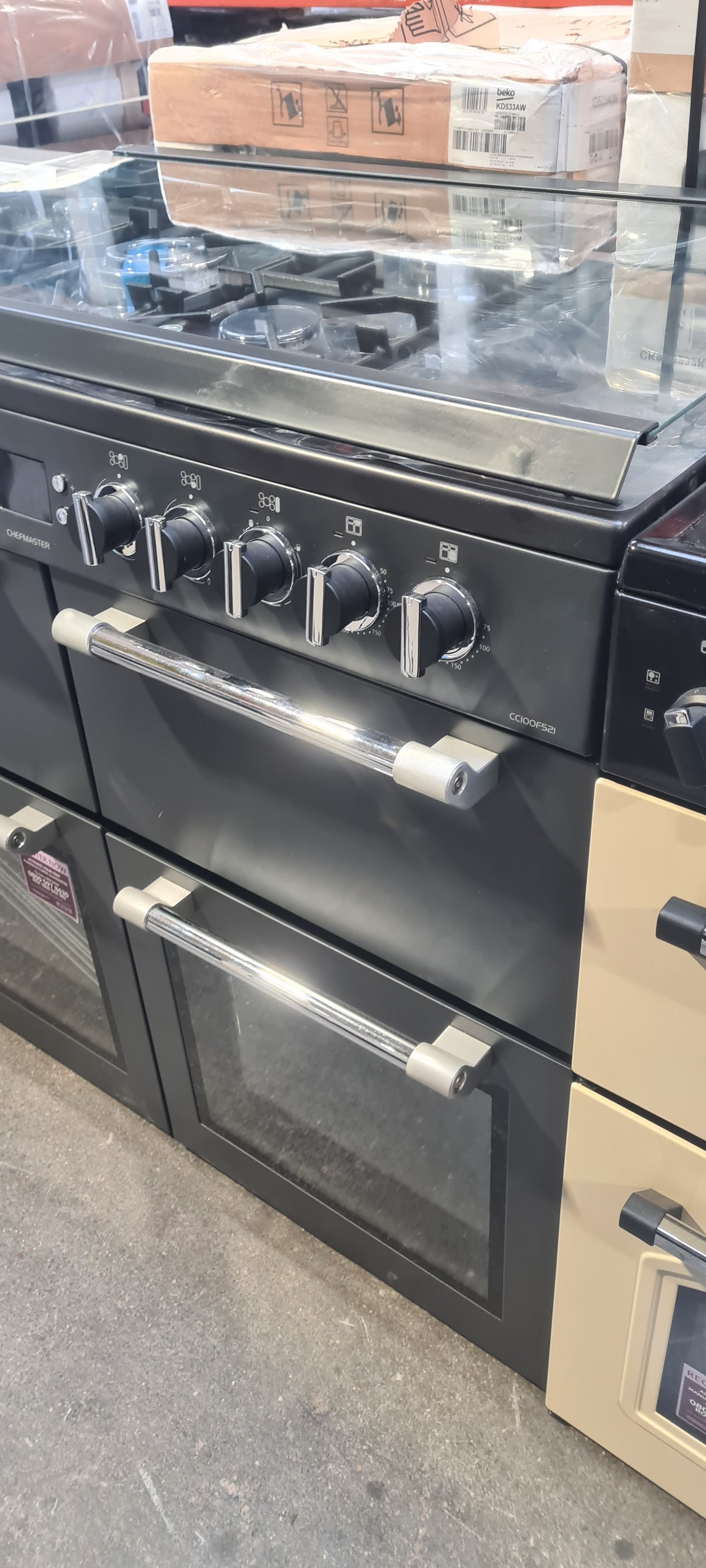 LEISURE Chefmaster CC100F521T 100 cm Dual Fuel Range Cooker - Anthracite