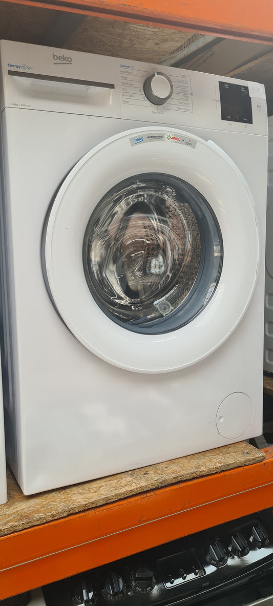 BEKO EnergySpin BM3WT3841W 8 kg 1400 Spin Washing Machine - White