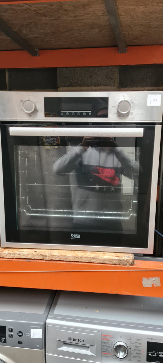 Beko 60cm Electric 72 Litre AeroPerfect Fan Single Oven - Stainless Steel - BBIF16300X
