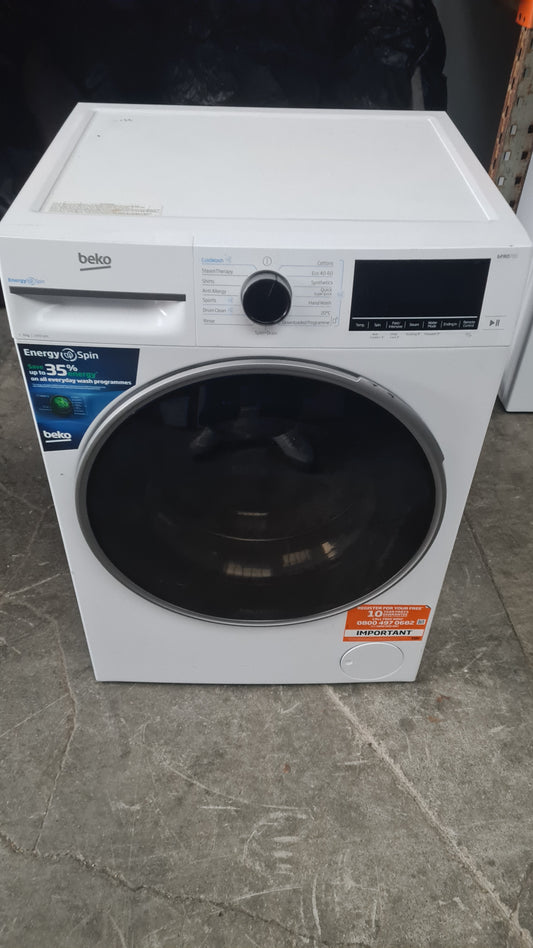 BEKO Pro EnergySpin AquaTech B5W59411AW WiFi-enabled 9 kg 1400 Spin Washing Machine - White