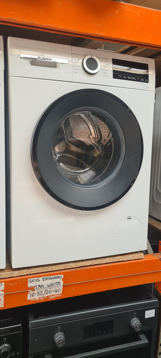 BOSCH Series 4 WGG04409GB 9 kg 1400 Spin Washing Machine - White Reconditioned