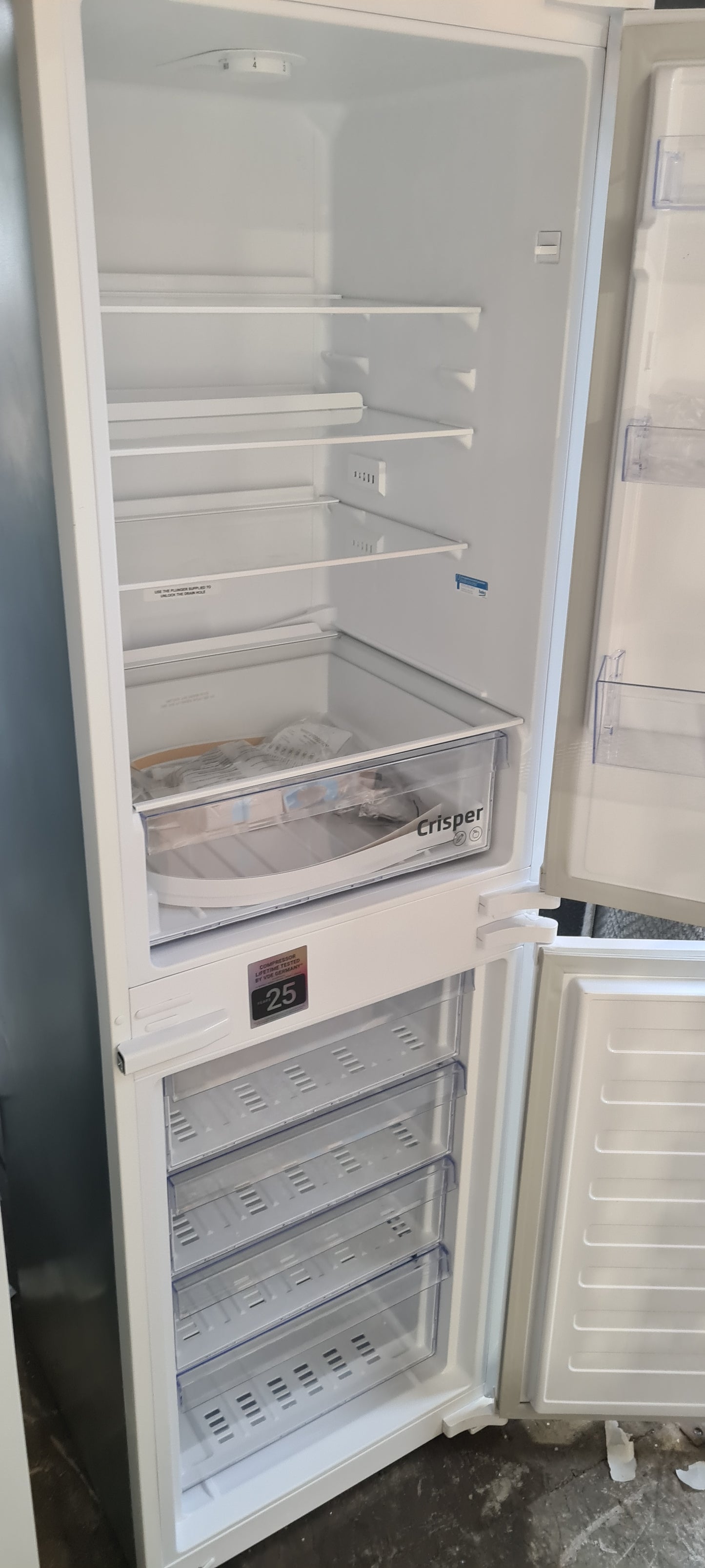 BEKO Pro BCFD450 Integrated 50/50 Fridge Freezer - Sliding Hinge