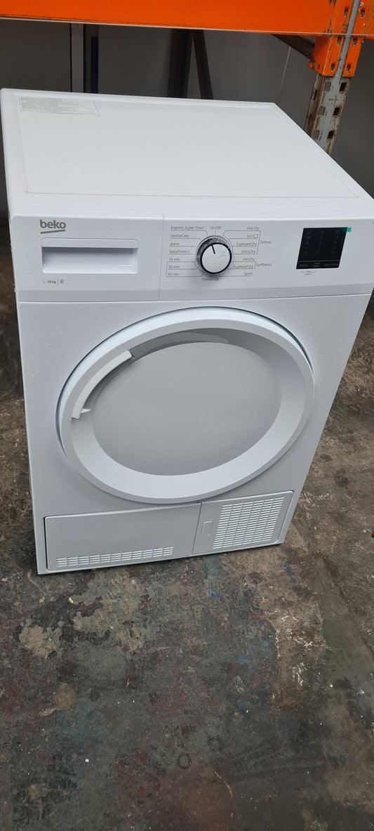 Beko DTBC10001Wq 10Kg Condenser Tumble Dryer - White - B Rated