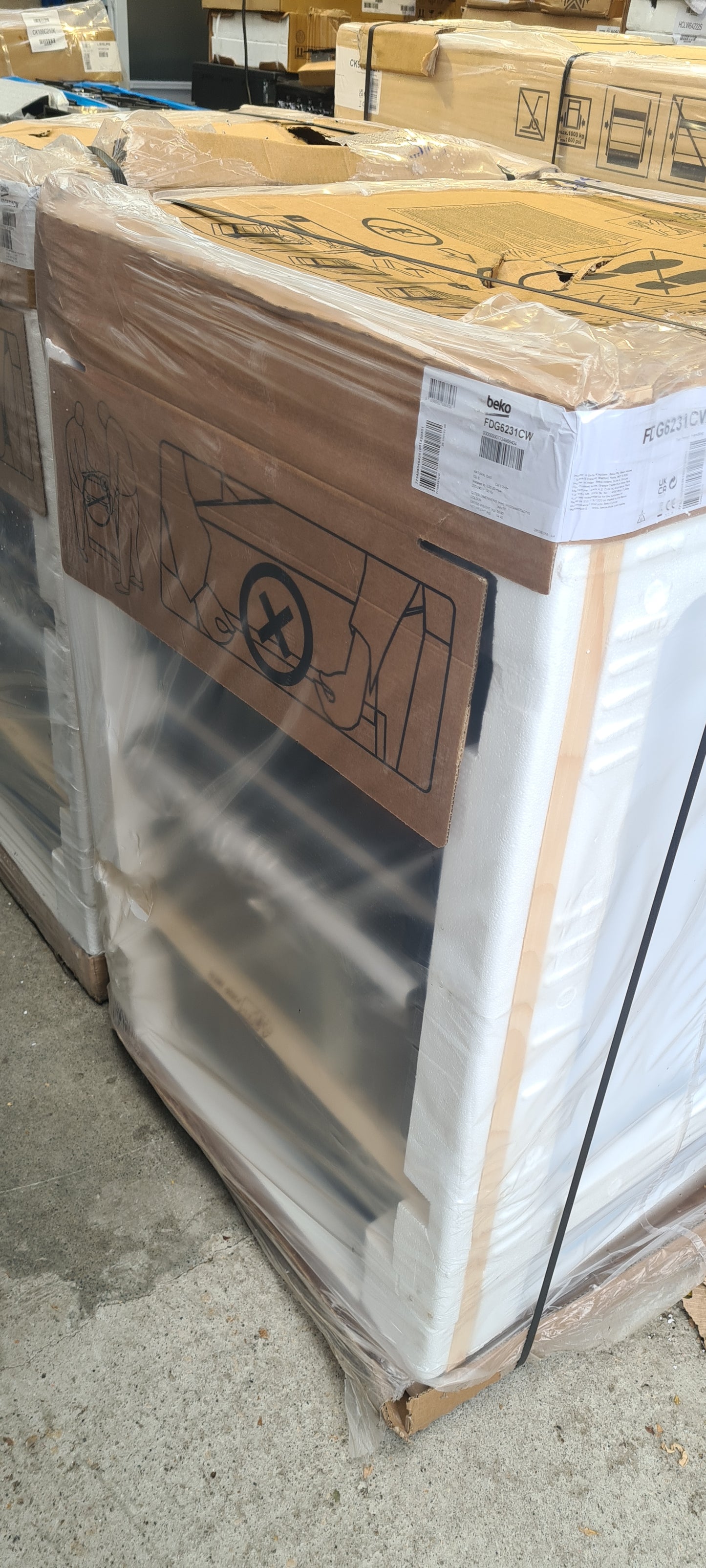 BEKO Pro FDG6231CW 60 cm Gas Cooker - White