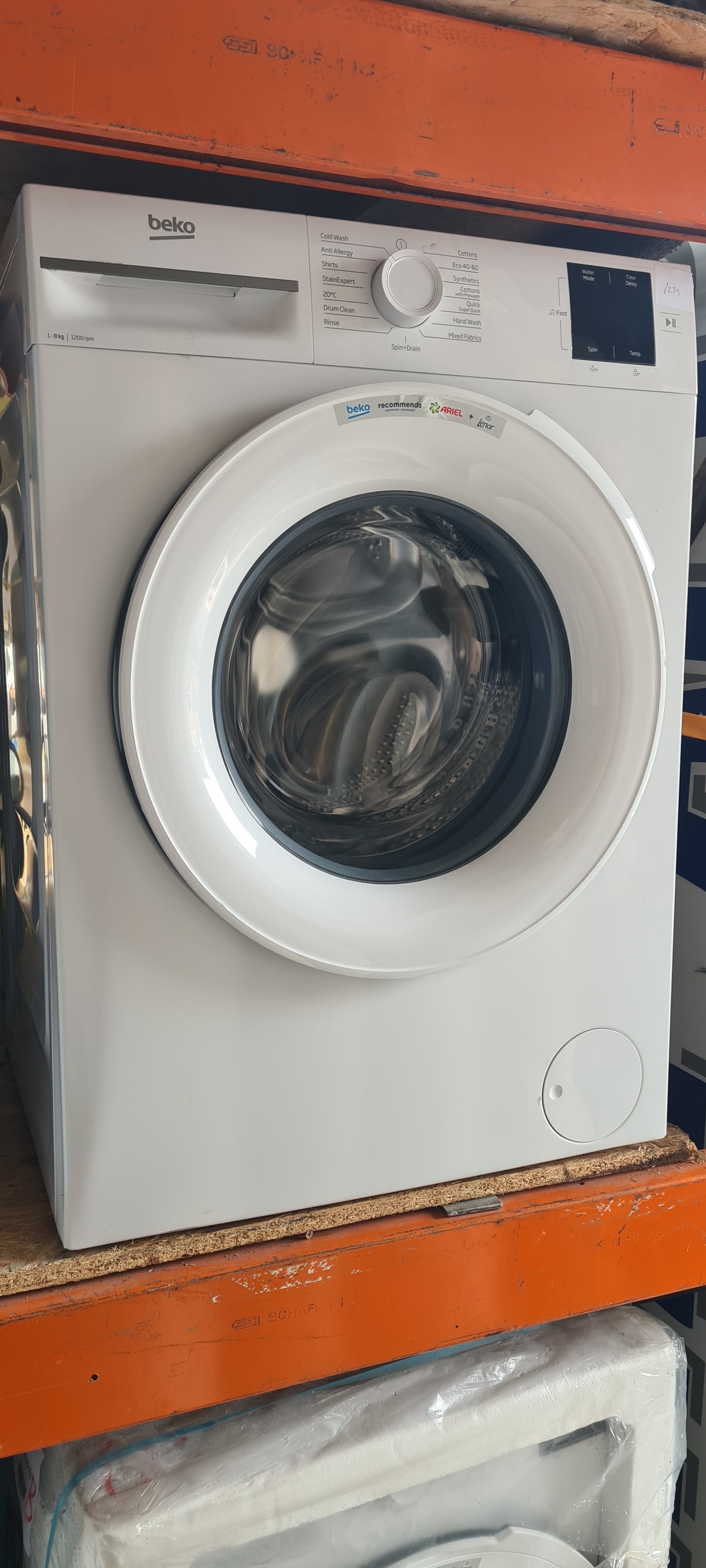 BEKO EnergySpin BM3WT3841W 8 kg 1400 Spin Washing Machine - White